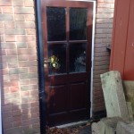 Wooden Door replacement in Denby Village